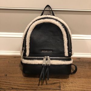 Michael Kors Wool Trim Mini Backpack